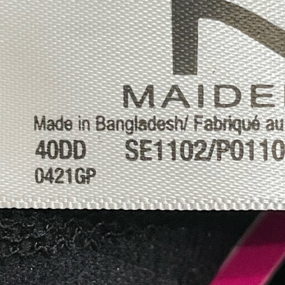 Maidenform Bra SE1102 Multiway Push Up Extreme Lift Convertible Wired 40DD Black - Picture 13 of 15